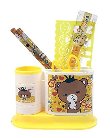 Plastic Perpetual Bliss Pen Holder with Photo Frame