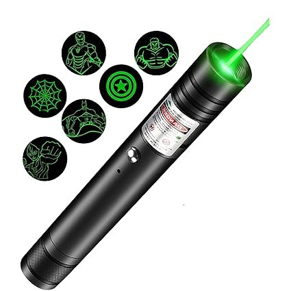 Laser Light Powerful 1200mAh Rechargeable Green Laser Battery Powered LED Pointer Pen for Kids to Play, 2000 Metres Laser Pointer High Power Pen, 5 Volts - Image 3