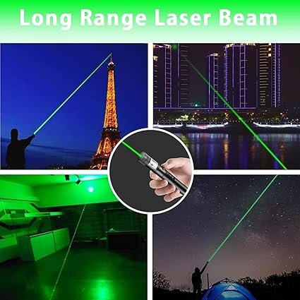 Laser Light Powerful 1200mAh Rechargeable Green Laser Battery Powered LED Pointer Pen for Kids to Play, 2000 Metres Laser Pointer High Power Pen, 5 Volts - Image 5