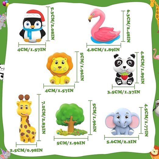 Storio Toys DIY Mould & Paint Craft Kit - Animal Kingdom Kids DIY Craft for 5 Years Plaster Figurine Set with Pigments Palette & Mold Painting Art & Craft Set -Gift Toys for 3 to 8 Multicolour - Image 3